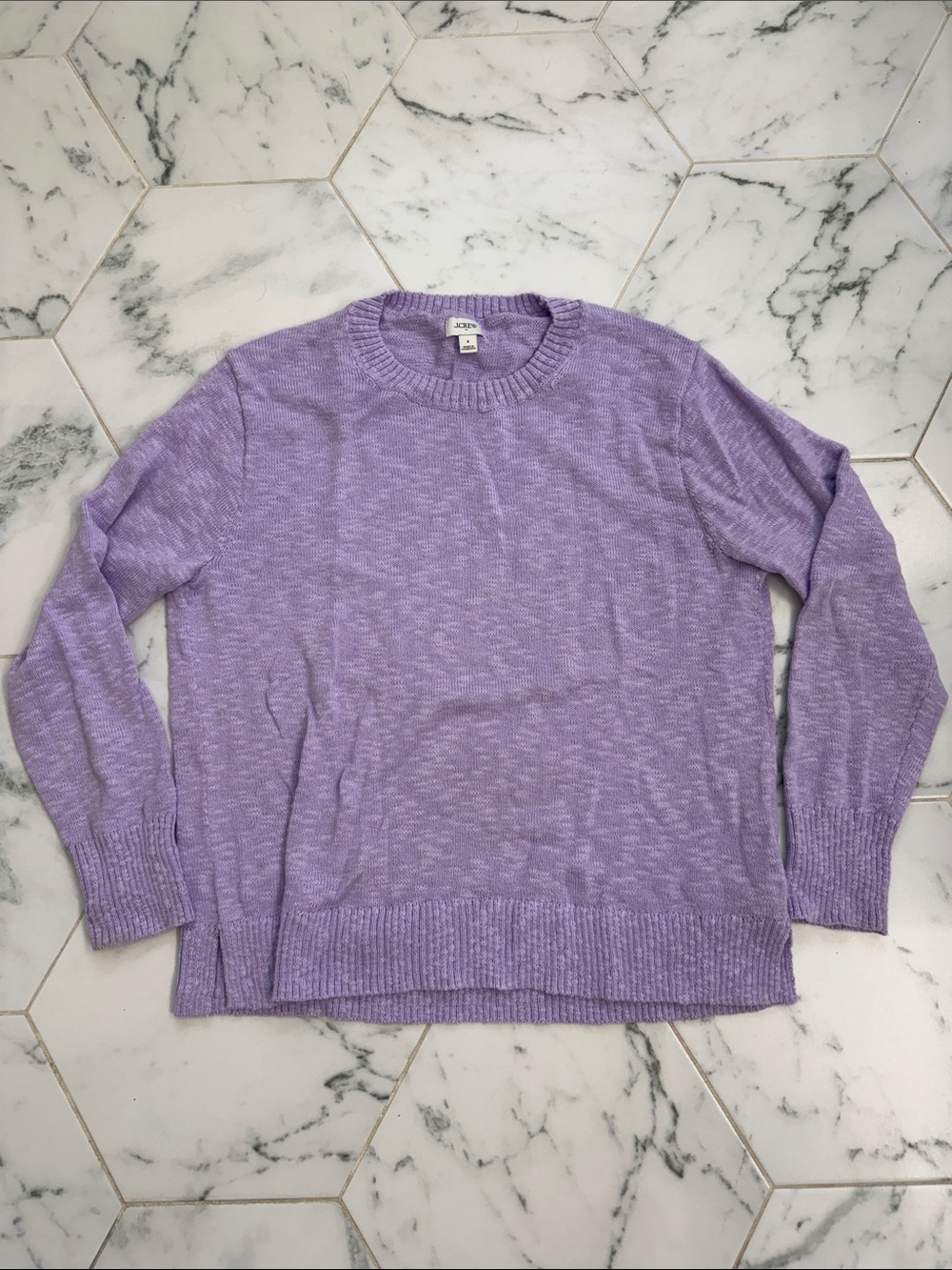 J. Crew Factory Lavender Crewneck Sweater - Soft Knit